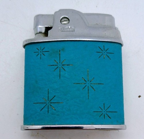 Ronson table lighter turquoise - table,