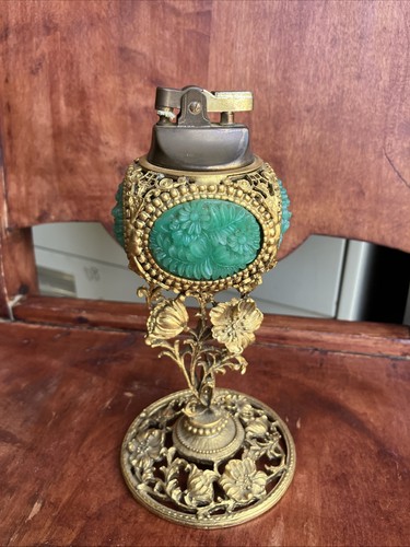 Vintage ornate gilt brass - gilt,