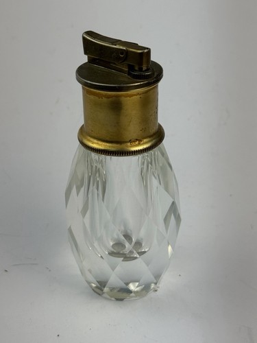 Table lighter vintage crystal - vintage,
