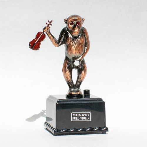 Monkey and violin table - monkey,